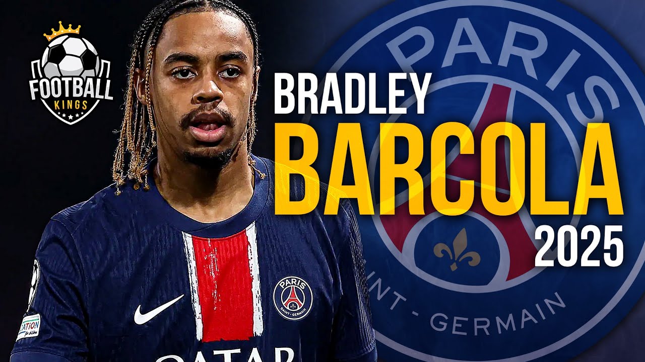Bradley Barcola 2025 - Dribbling Skills, Assists & Goals | HD