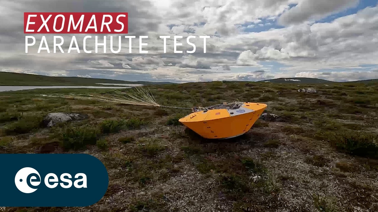 ExoMars parachute high-altitude drop test