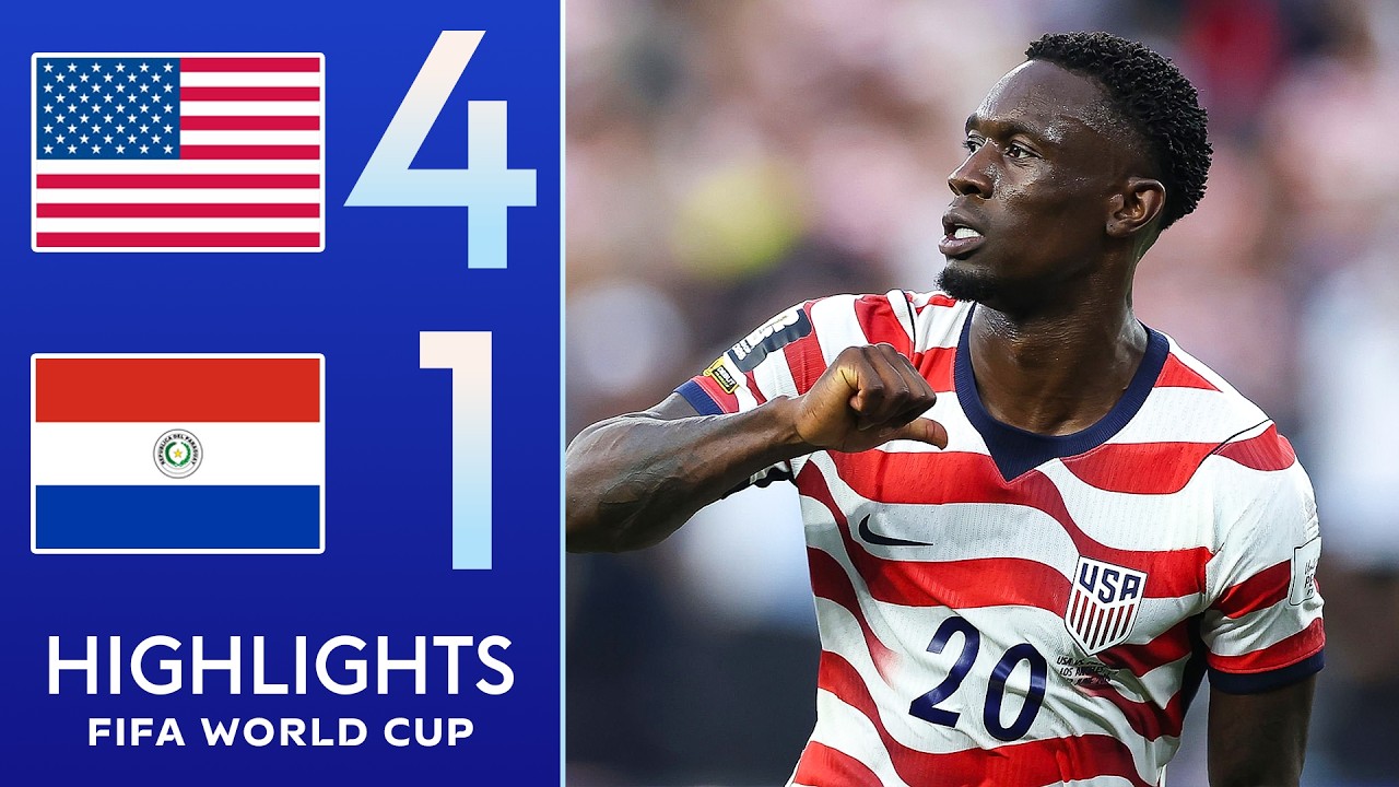 USA vs Paraguay 4-1 | Highlights and Goals | USA Run Riot Before HT | World Cup 2026