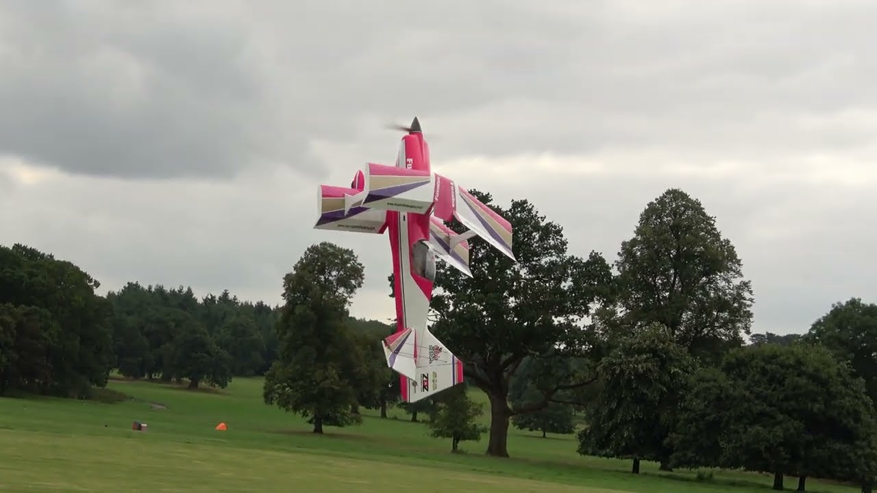 GIANT RC PLANE Ultimate Biplane Robbie Skipton - Weston Park model air show 2021