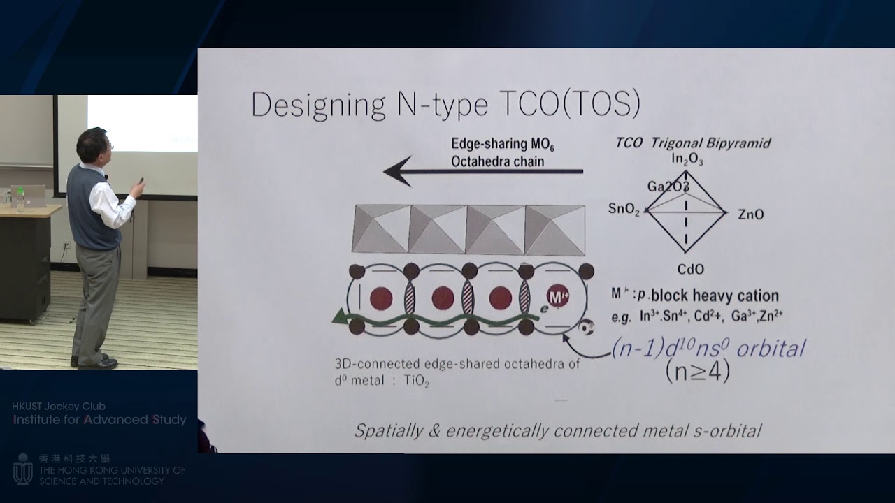 IAS Distinguished Lecture: Prof Hideo Hosono (Apr 4, 2018)