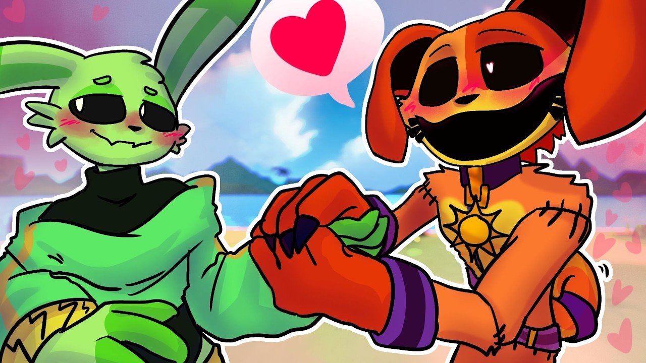 Hoppy se APAIXONOU pela FUSÃO do CatNap e DogDay em Poppy Playtime VR
