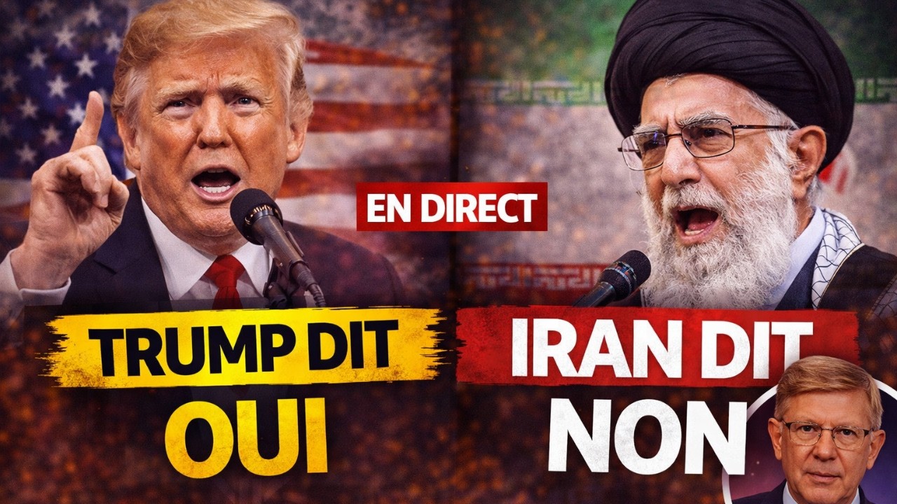 TRUMP DIT QUE L'IRAN VEUT UN ACCORD — L'Iran Dit Le Contraire en Direct