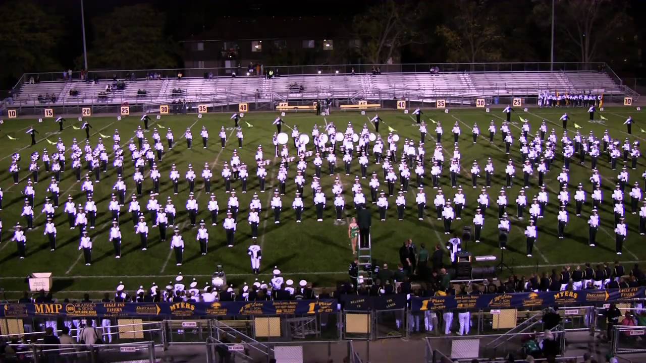 MSU Marching Band Part 1 at Grand Ledge 10-6-2010