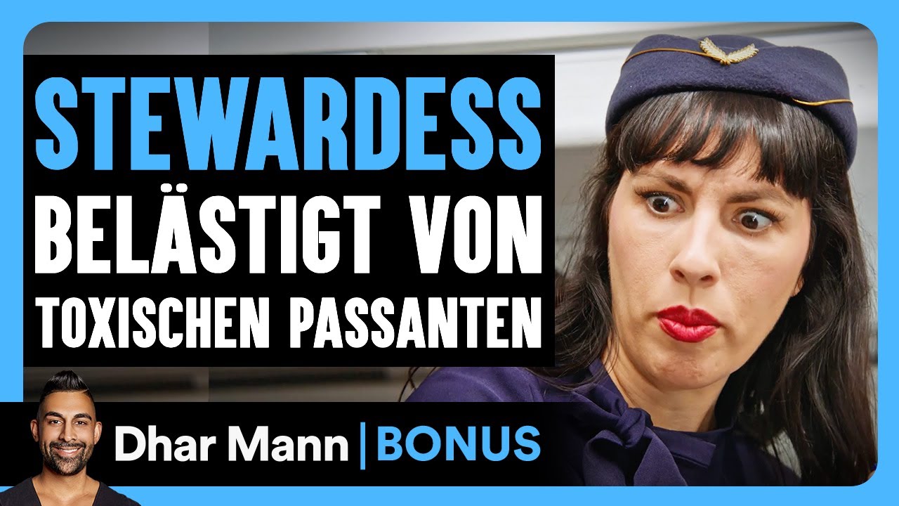EINE STEWARDESS Wird Von Sexistischen Passanten Belästigt | Dhar Mann Studios Bonus