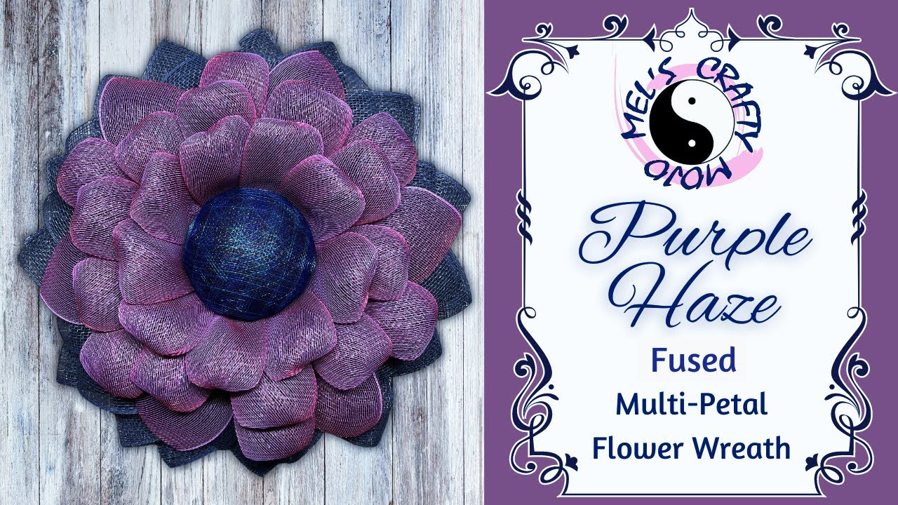 How To Make a Fused Multi Petal Flower Wreath