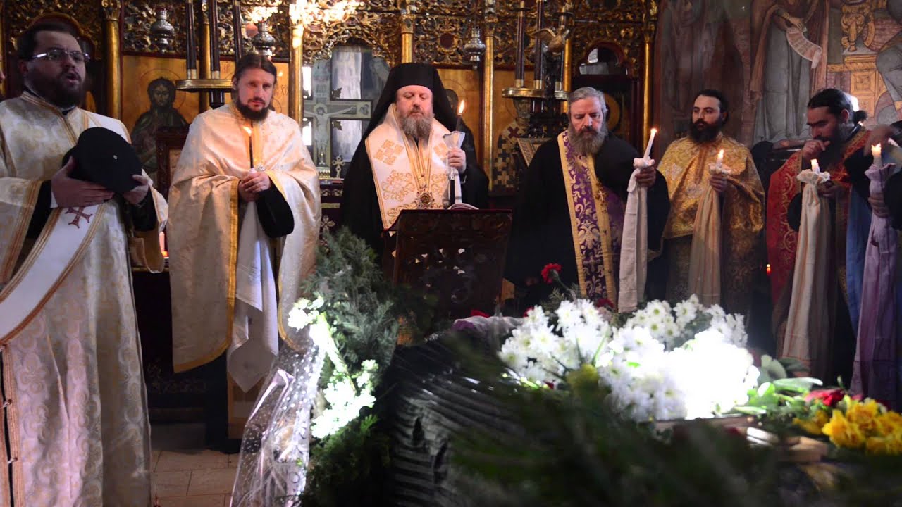 Slujba de inmormantare a parintelui Ieromonah Nicolae Marinescu - Manastirea Sitaru
