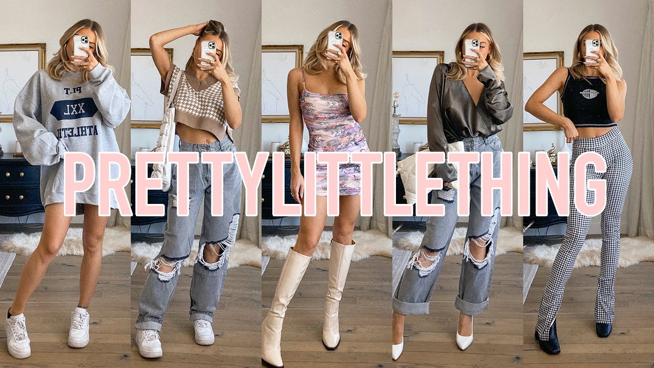 PRETTY LITTLE THING HAUL + TRY ON | LATE WINTER/PRE SPRING