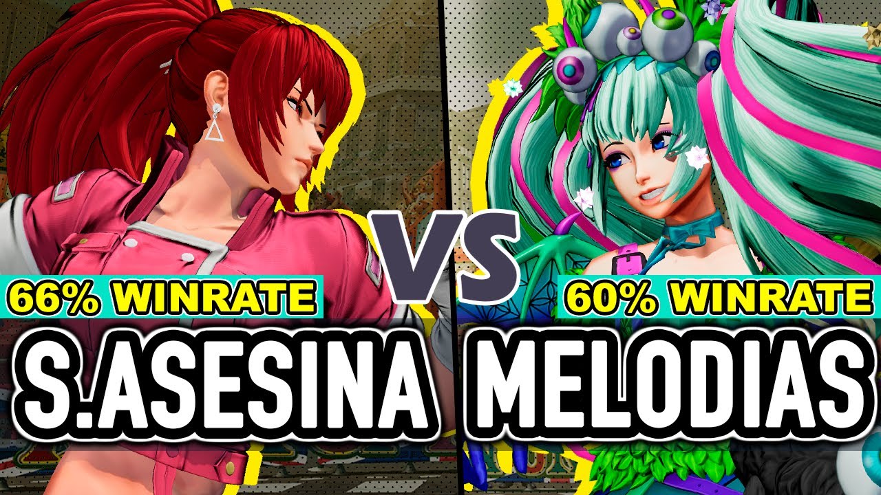 KOF XV ▰ SHERMIE ASESINA (Leona/Athena/Shermie) vs MELODIAS (Sylvie/Iori/Ralf)