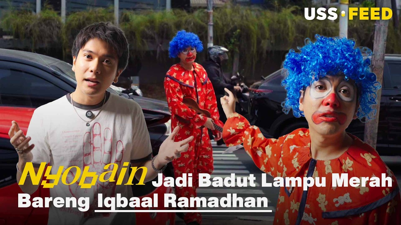 IJAL NGERASAIN JADI BADUT LAMPU MERAH | #NYOBAIN with Iqbaal Ramadhan