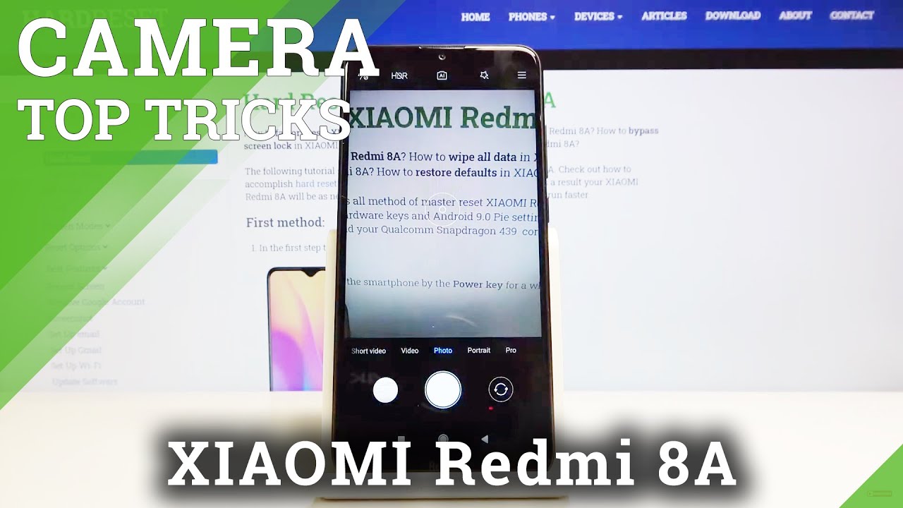 Discover Best Camera Features in Xiaomi Redmi 8A - Camera Top Trcicks