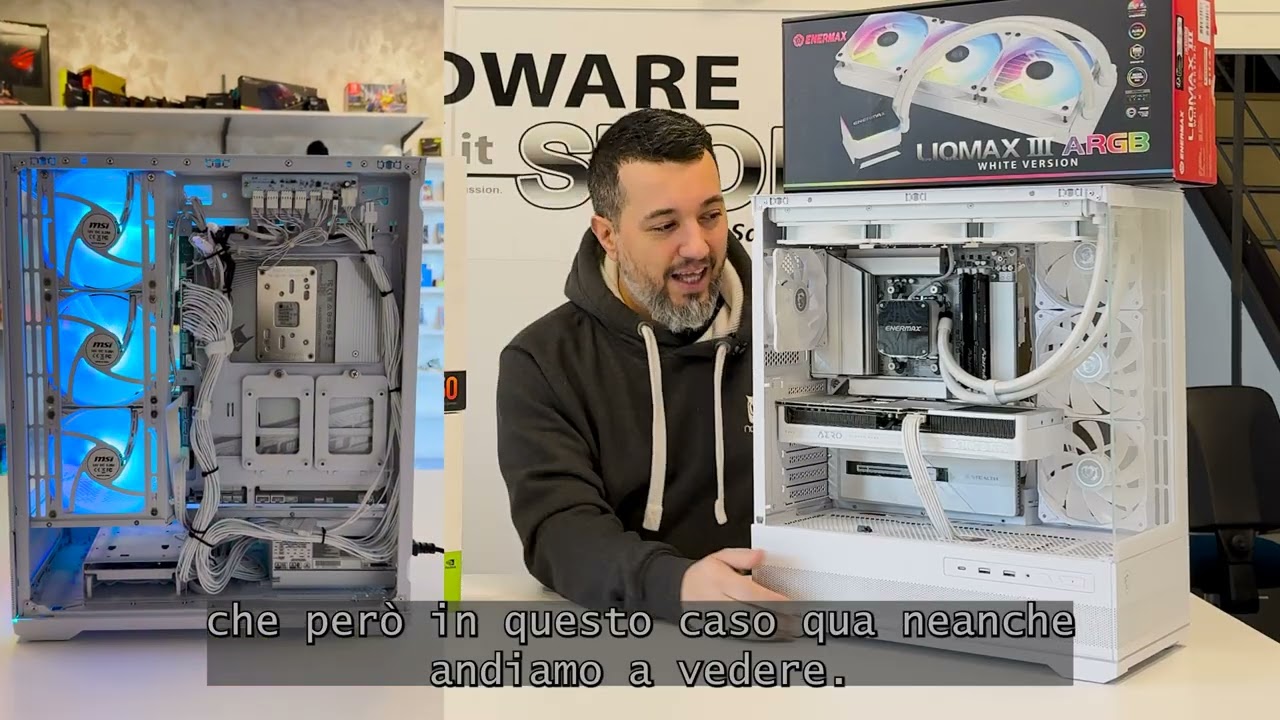 PC COMPLETO NEL MSI MAG PANO 110R PZ / WHITE – BUILD POWER BOOST “PANO” CON CABLE MANAGEMENT PULITO