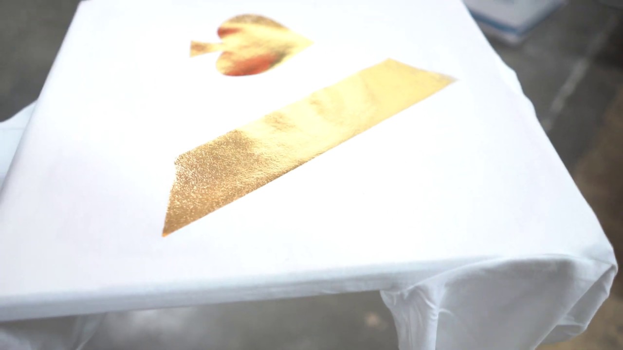 Screen Print Gold Foil Shirt