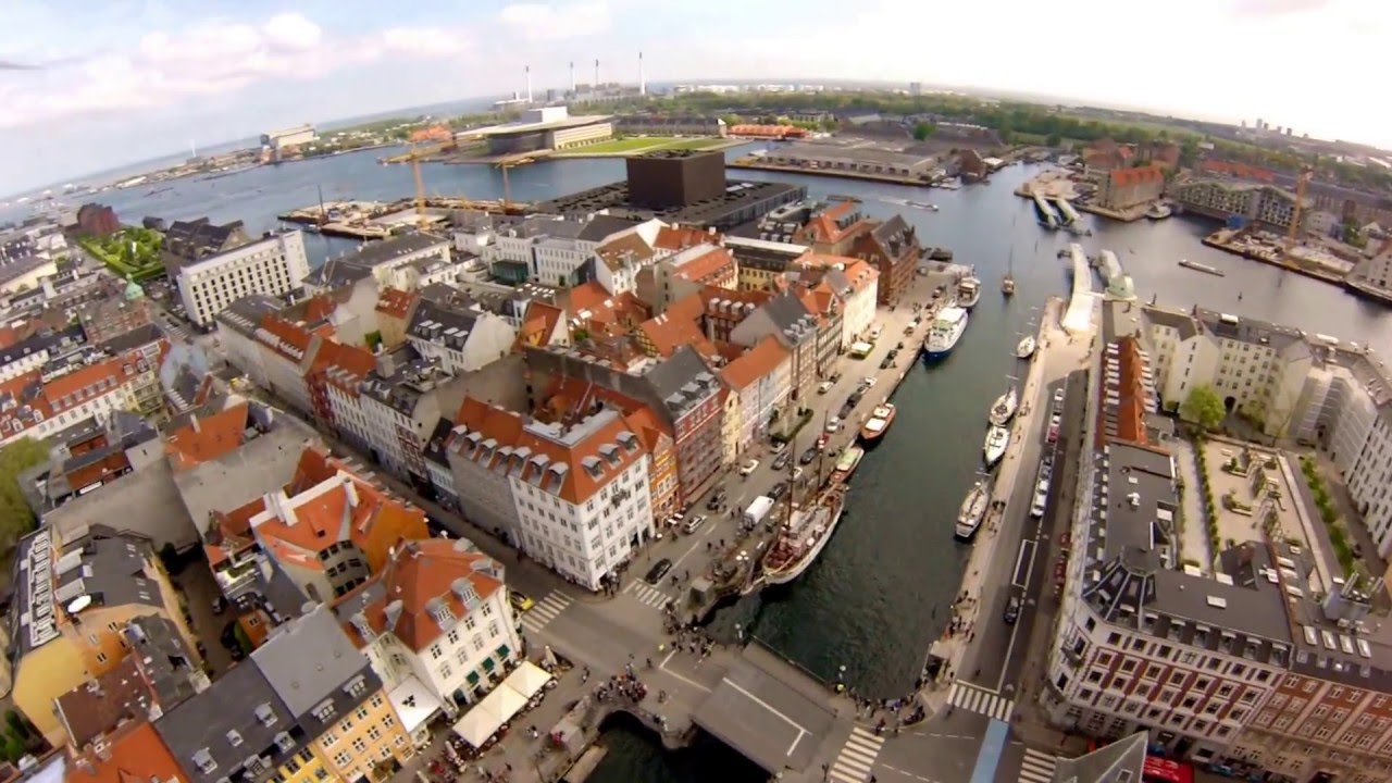 copenhagen nyhavn gopro hd 1080 p FPV civil drone dji phantom