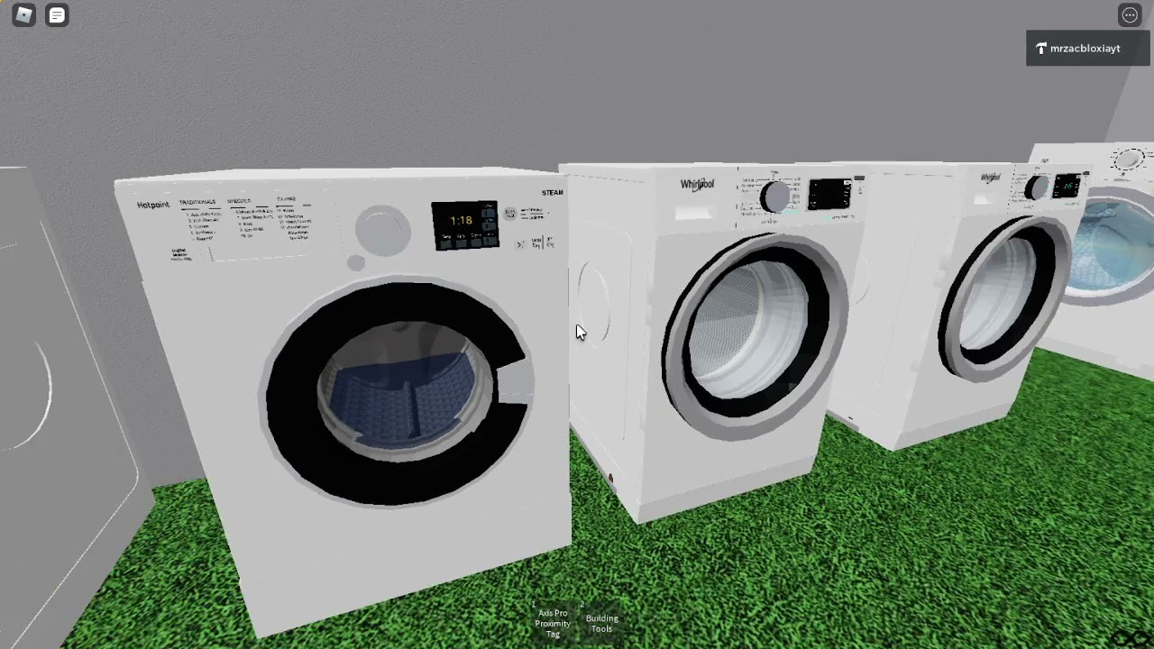 ROBLOX TESTING WASHERS FULL VIDEO