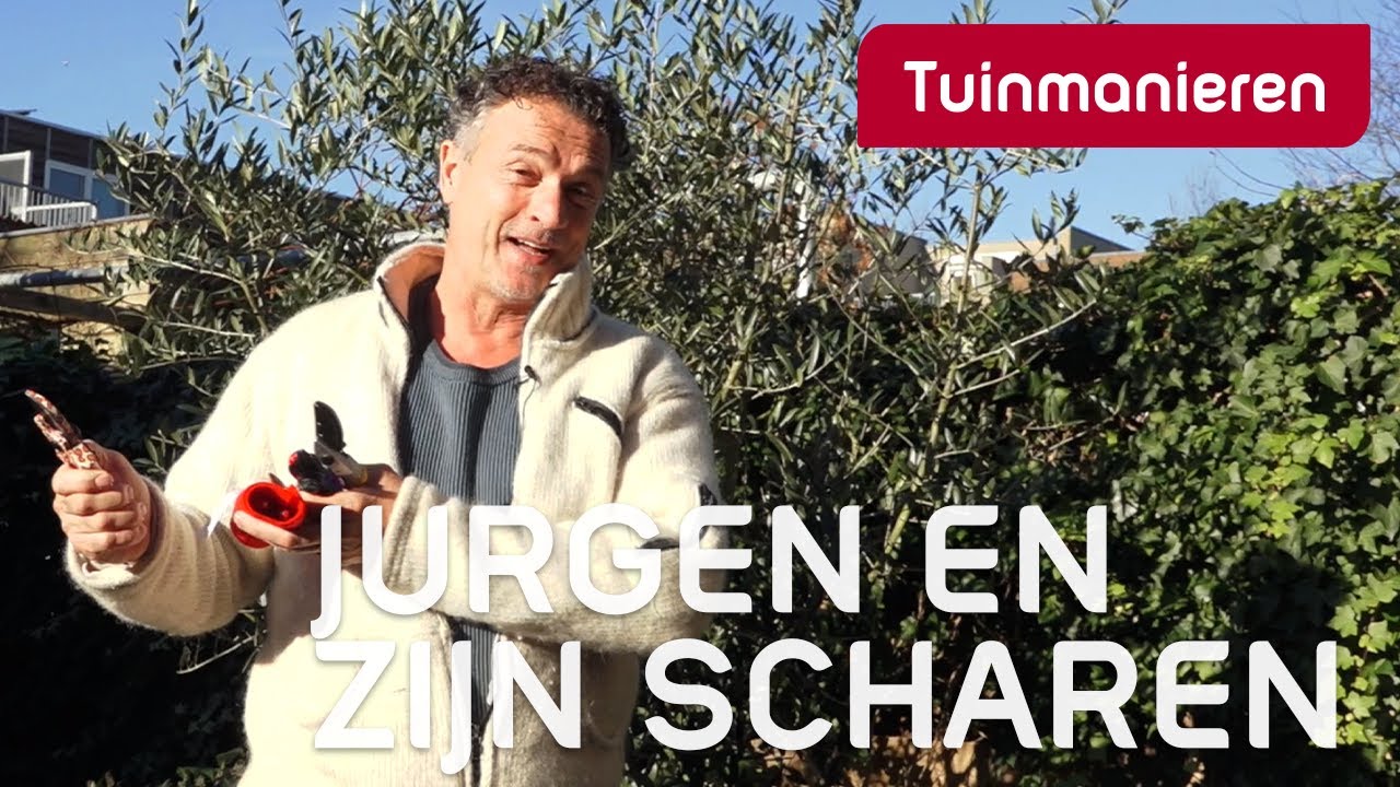 Jurgen en zijn nieuwe snoeischaren | Tuinmanieren