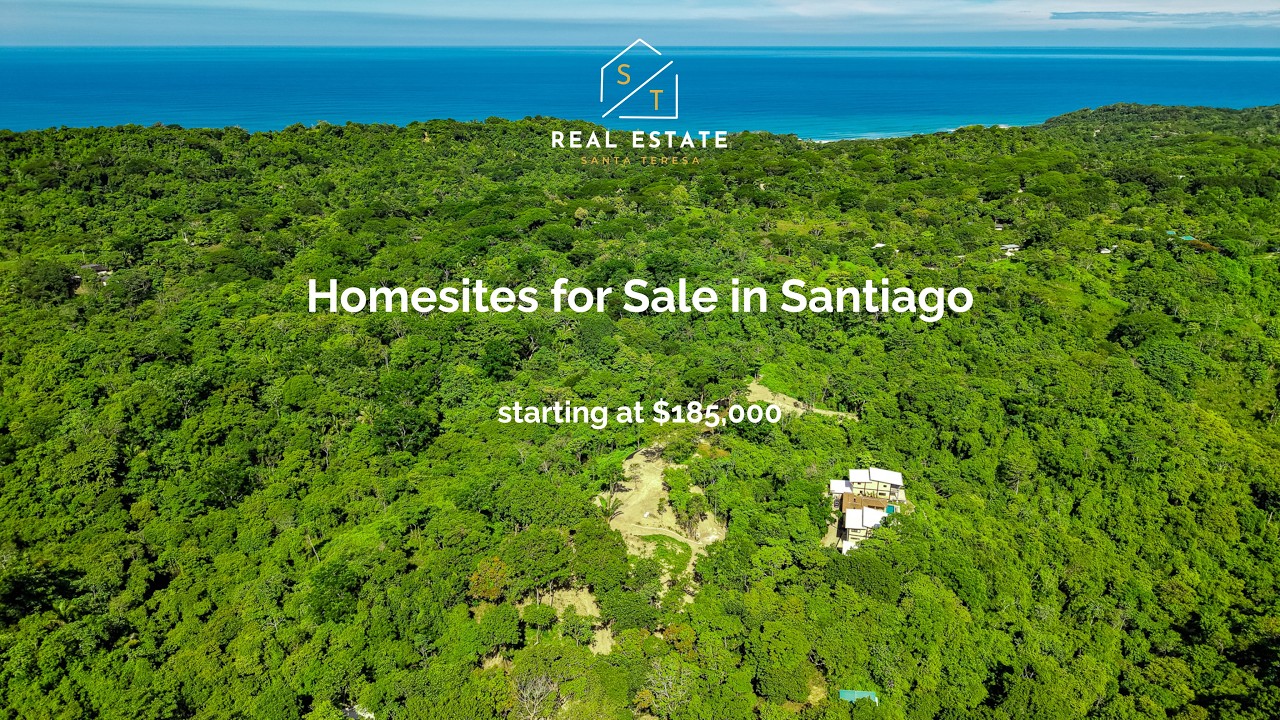 Homesites for Sale in Santiago, Costa Rica | Jungle & Valley Views