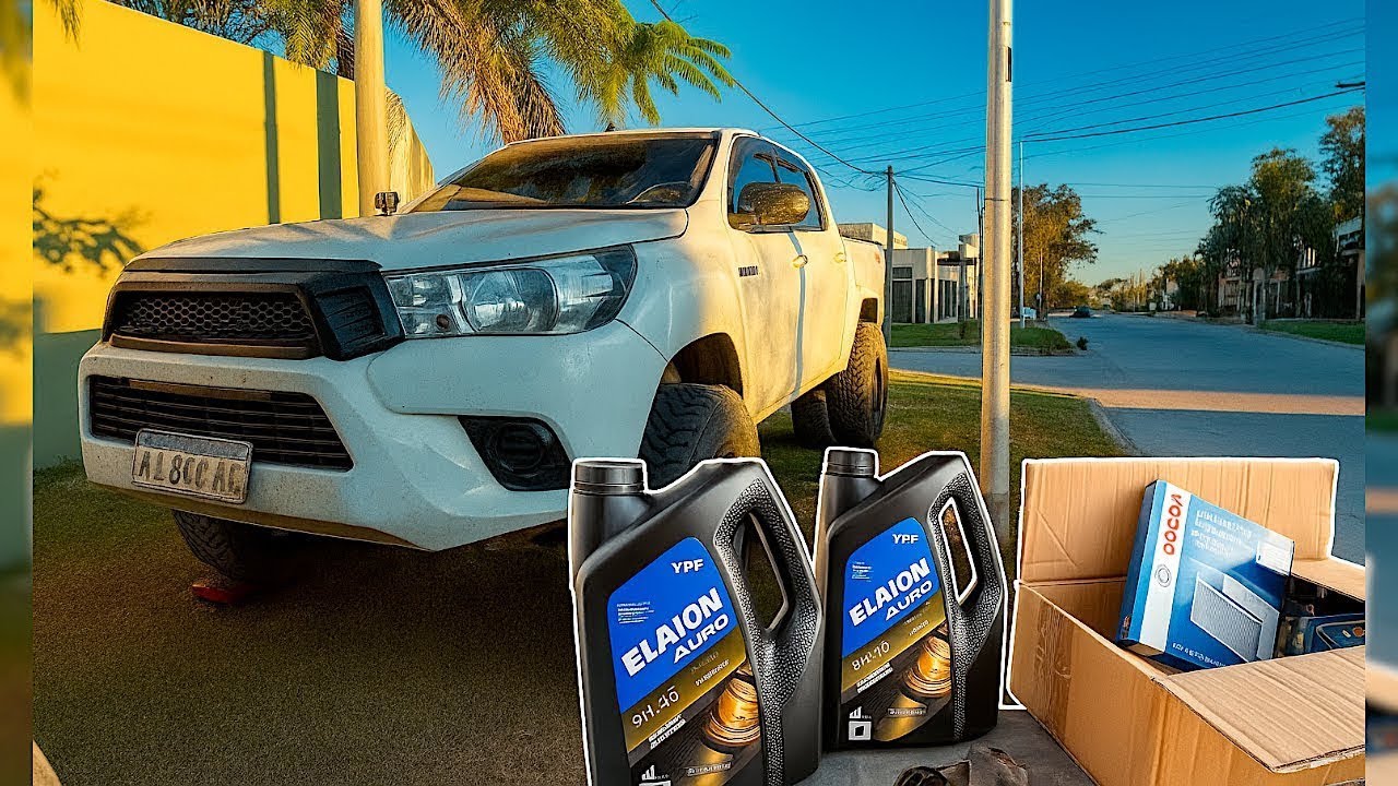 ¿Qué tan fácil es hacerle el SERVICE a una Hilux? ¡Te lo muestro!. Hilux Sr 2.8