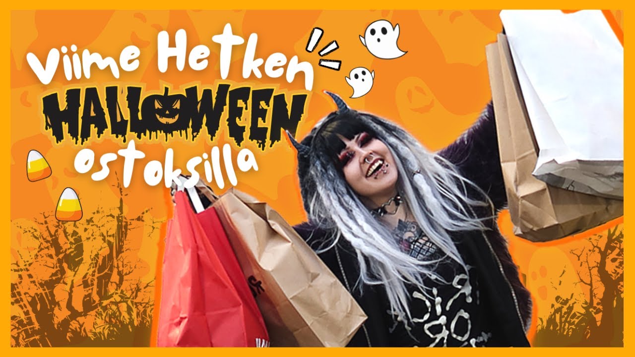 Metsästetään halloweenkoristeita 📍 Joensuussa..