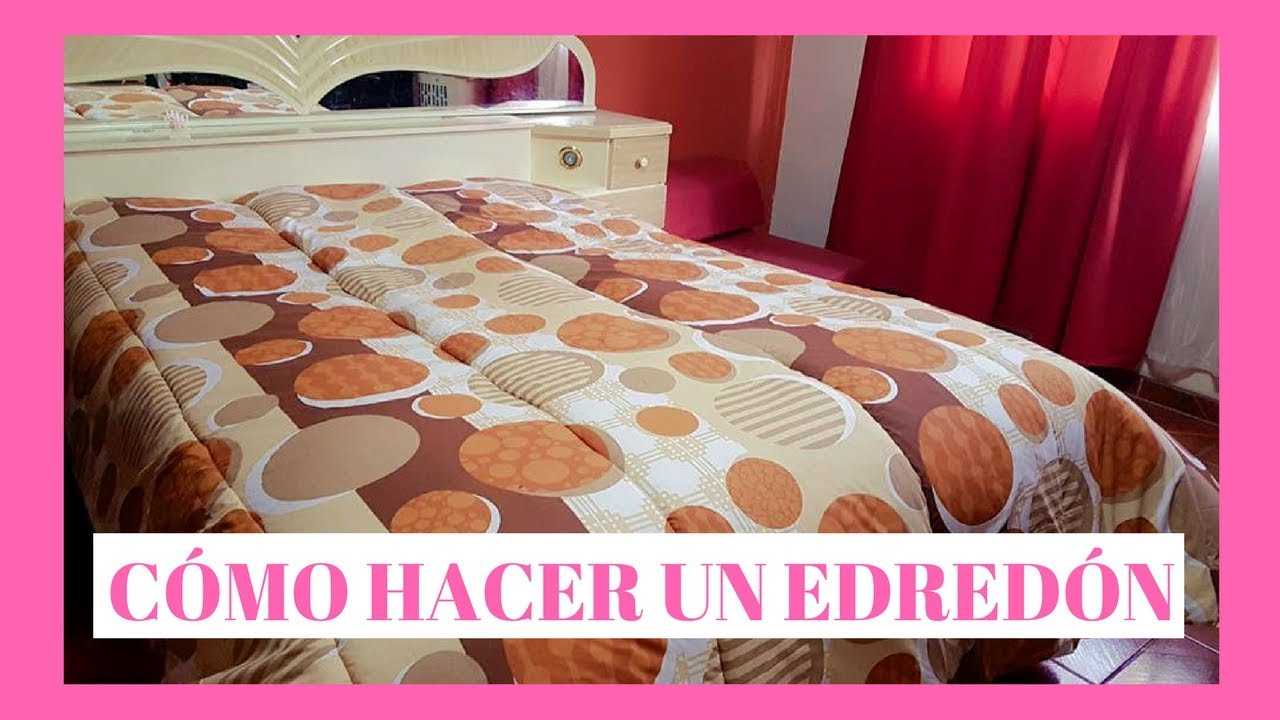 HAZ UN EDREDÓN CON MÁQUINA FAMILIAR 😍