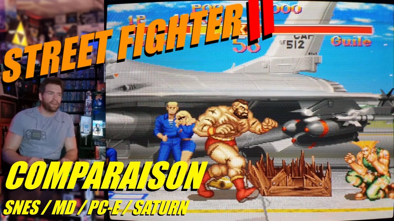 Comparaison Street Fighter 2 : SNES/MD/PCE/SATURN! - A la lueur du cathodique