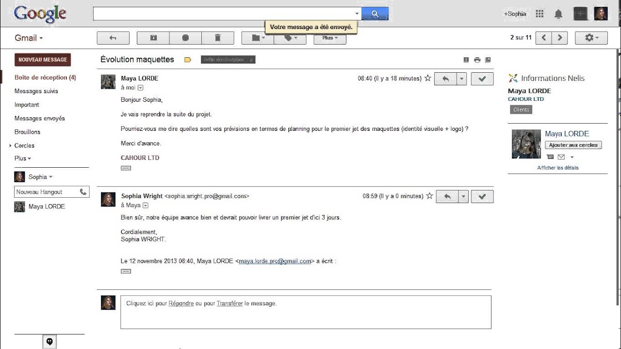 Nelis - Votre CRM collaboratif s'invite dans Gmail