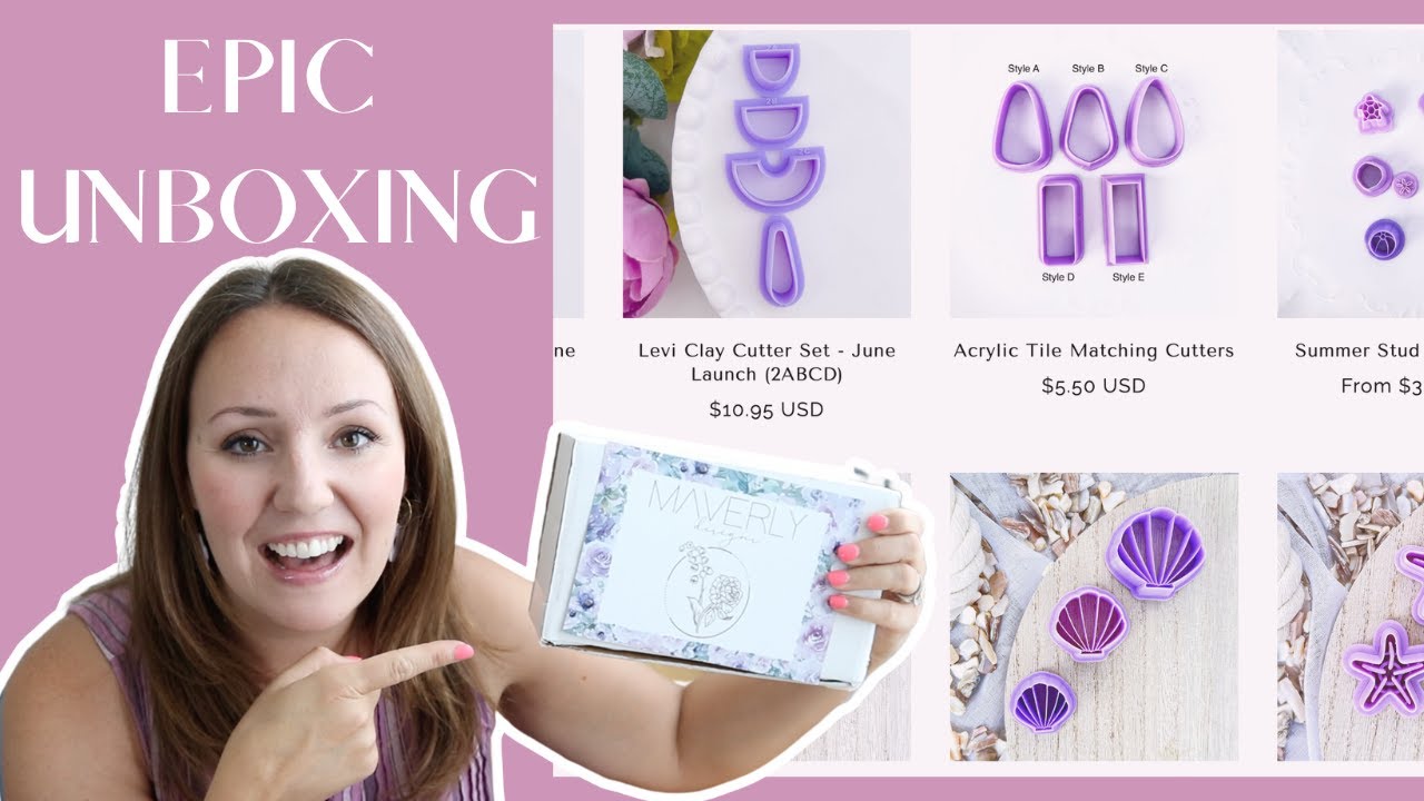 POLYMER CLAY EARRINGS SUPPLIES UNBOXING | DIY CLAY EARRINGS SUPPLIES UNBOXING