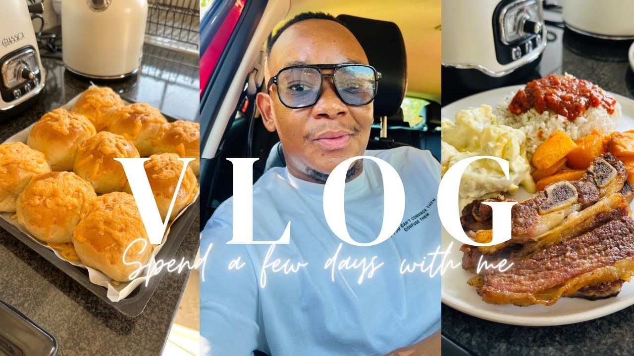 VLOG | Spend a few days with me | Baking Cheese rolls from scratch | Cooking with me | SA YouTuber