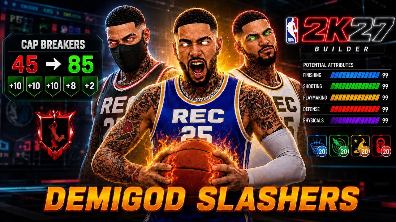 NBA 2K27 - THE BEST SLASHER BUILDS 99 DRIVING DUNK BUT CAN SHOOT