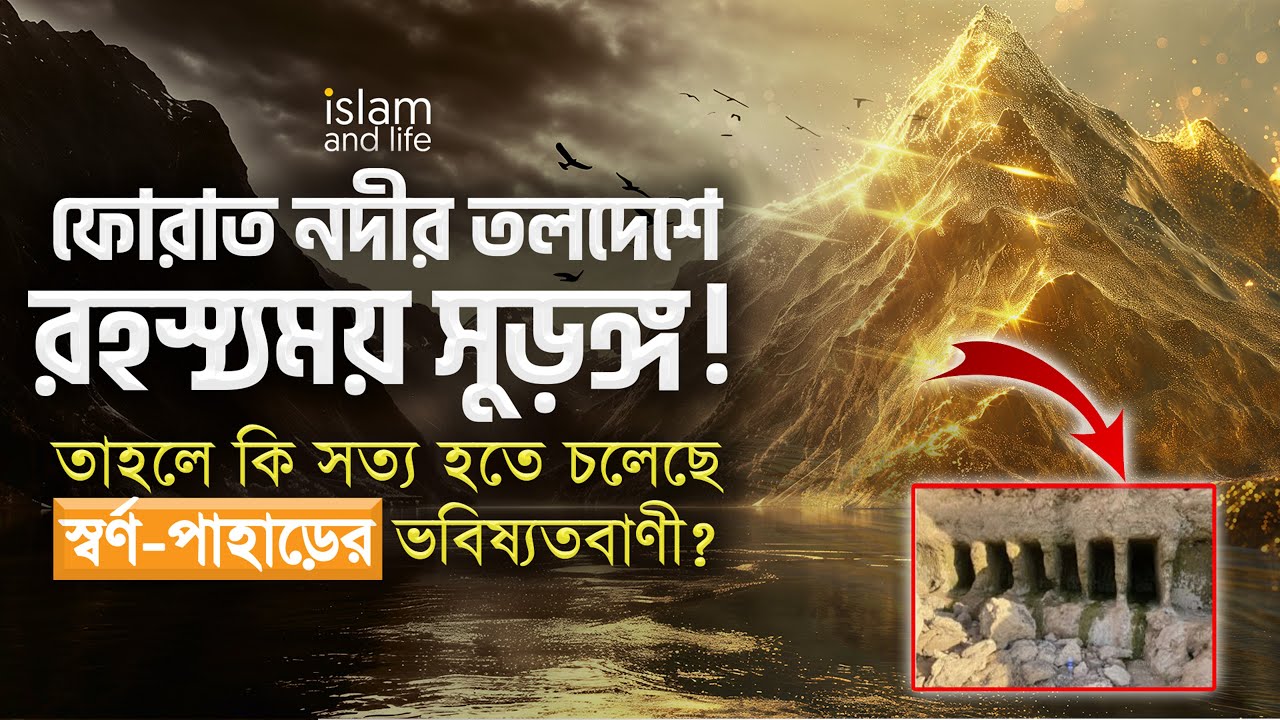ফোরাত নদীর তলদেশে রহস্যময় সুড়ঙ্গ! | তাহলে কি সত্য হতে চলেছে স্বর্ণ-পাহাড়ের ভবিষ্যতবাণী? New Video