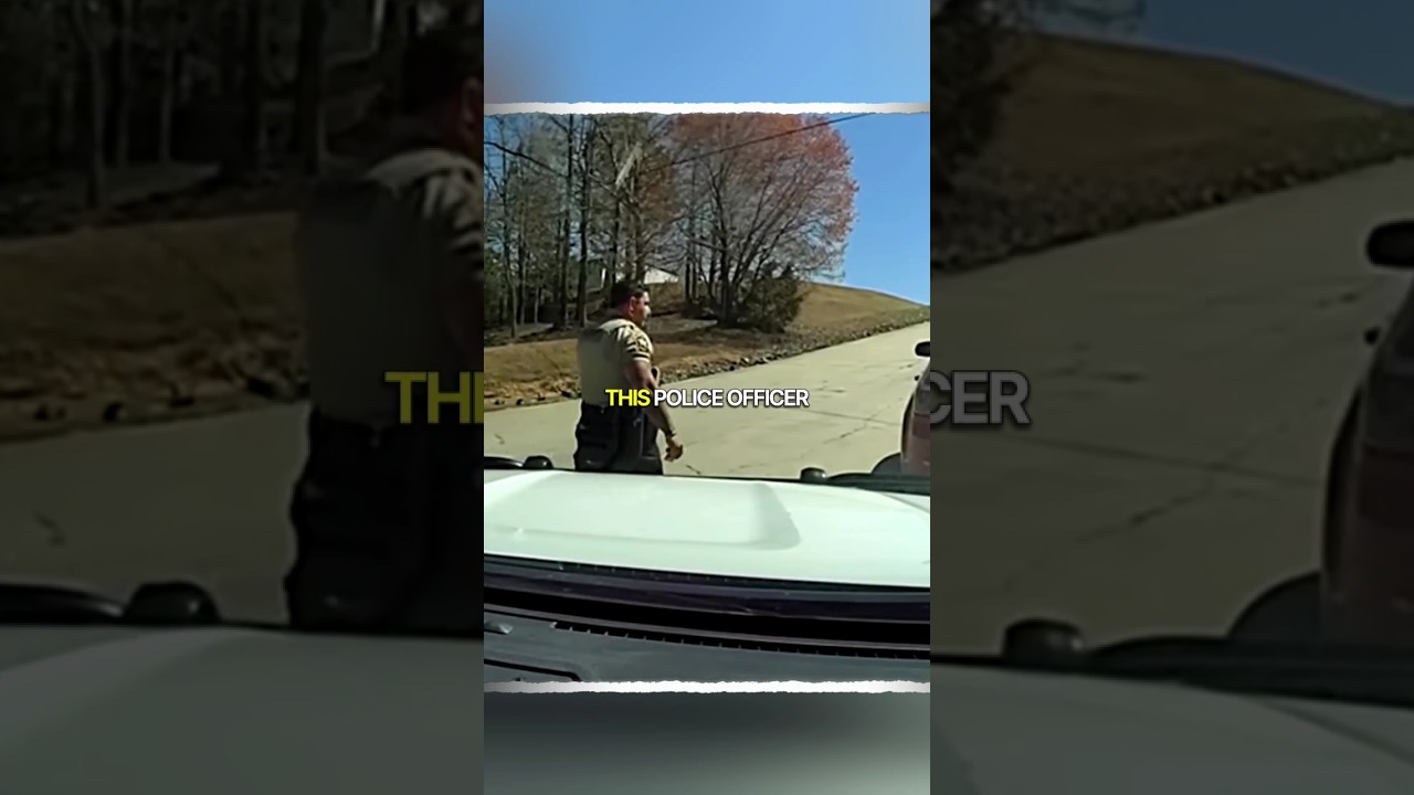 Cop Pulls Over a Frustrated Driver&hellip; Then This Happens #shorts #inspiration