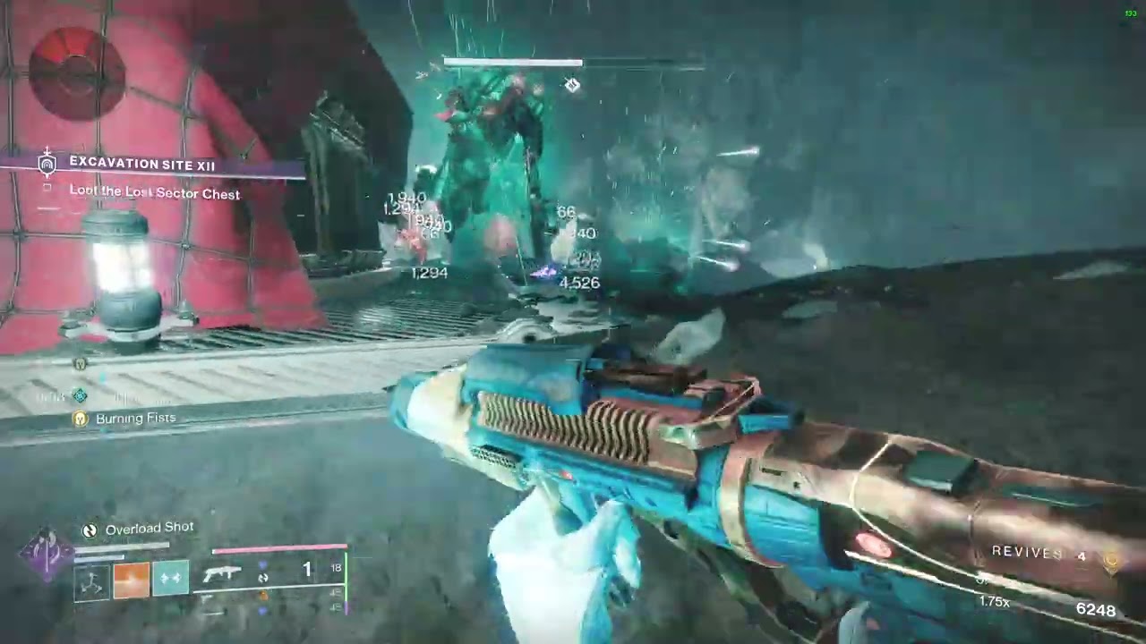 Destiny 2 - 1:54 Master Excavation Site lost sector ( Prismatic titan)