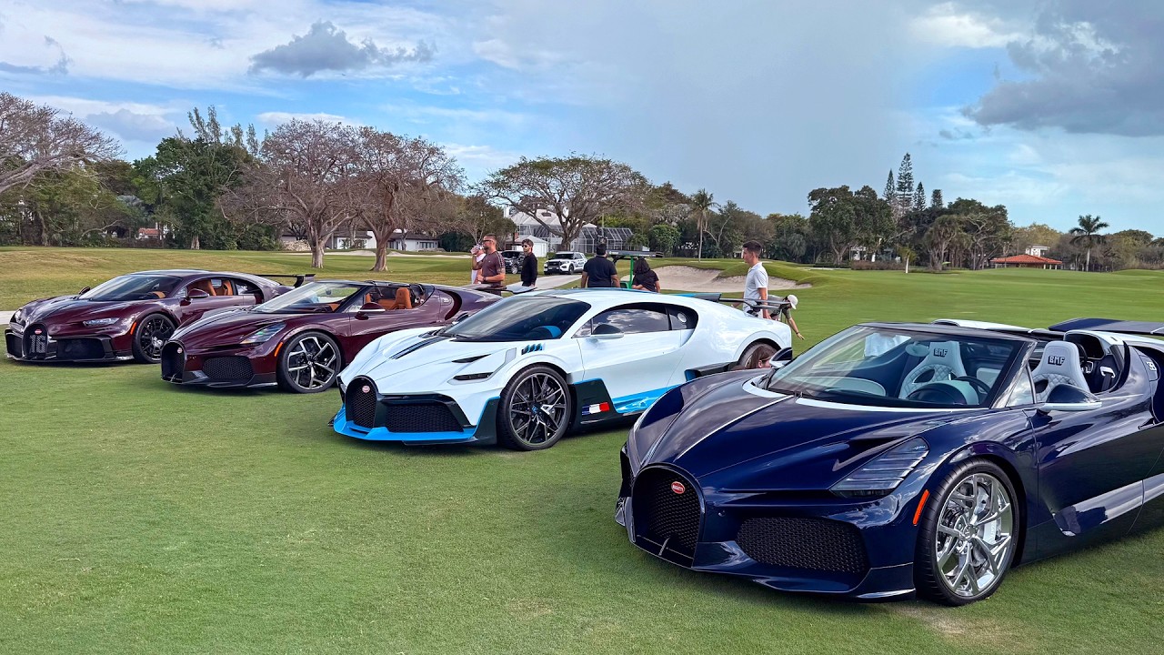 Hypercars in Florida! Bugatti Bolide, 4X Mistral, Zonda Nero, Mclaren F1, Imola