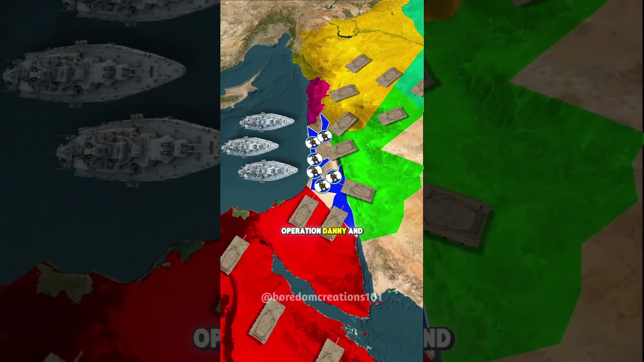 Первая арабо-израильская война ⚔️🗺️_ #история #войнанаближнемвостоке #география #конфликтаизраиля...