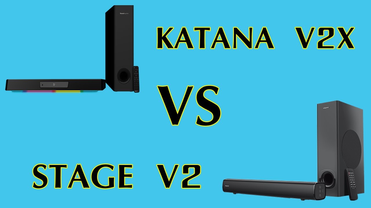 Crative KATANA V2X  VS  Creative STAGE V2