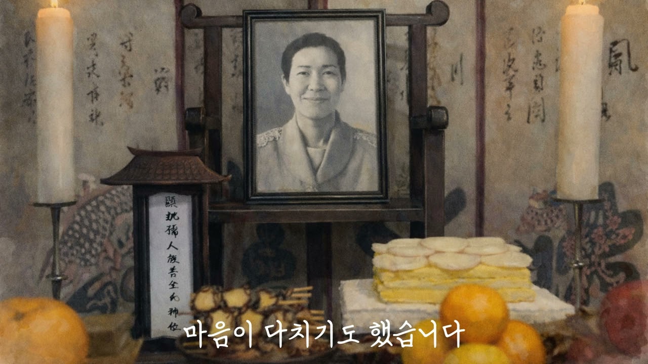 드라마를 보다가, 돌아가신 엄마 생각이 더 많이 났습니다
