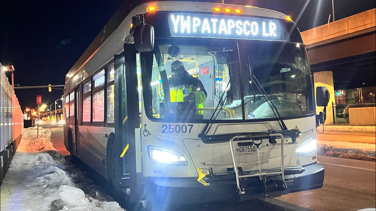 (Torn up, HAUL OUT!) MTA Maryland: 2025 New Flyer XDE40 25007 - CityLink Yellow
