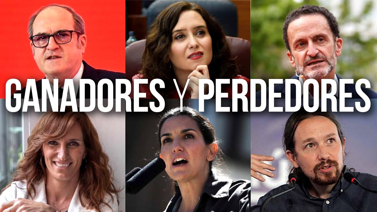 Ganadores y perdedores de las elecciones madrileñas