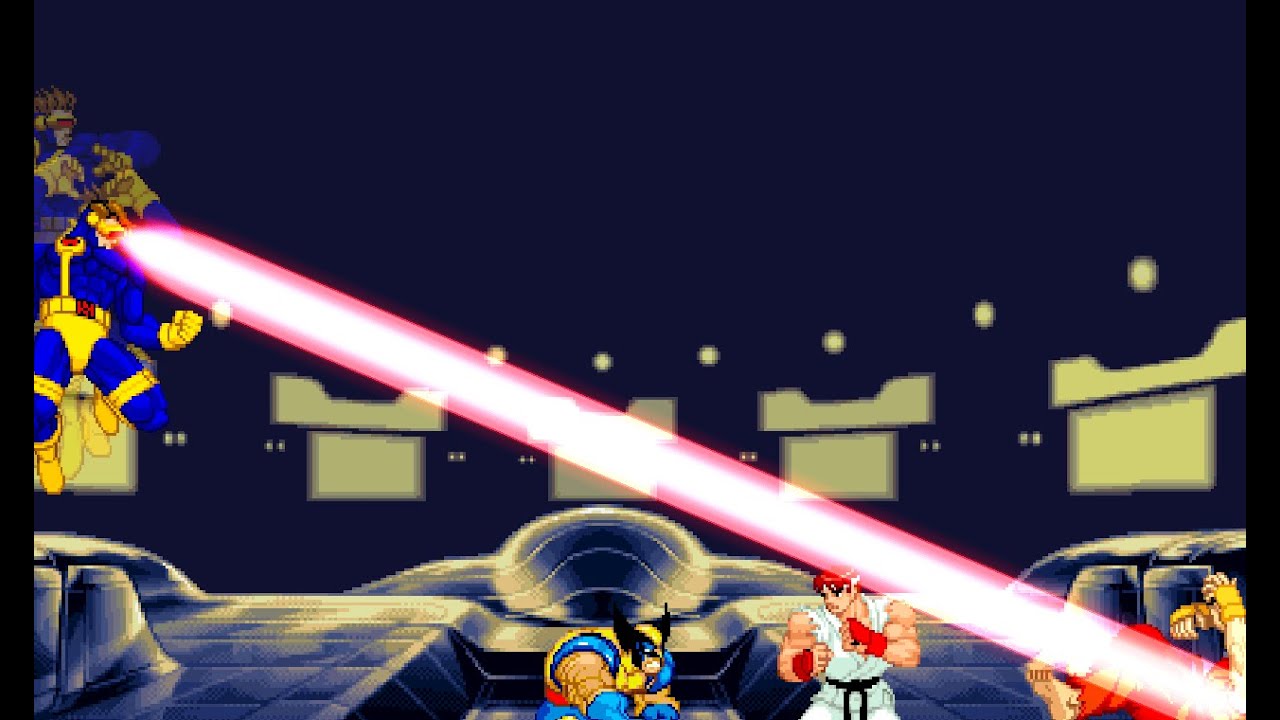 X-Men Vs. Street Fighter (PotS Style) - Cyclops & Wolverine Vs. Ryu & Ken