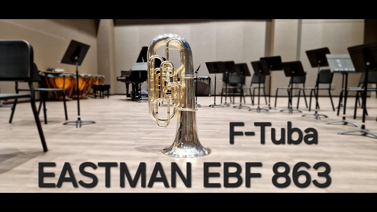NEW Eastman EBF 863 Piston F-Tuba Soundcheck by Daniel Ridder - Frontaction Tuba Test