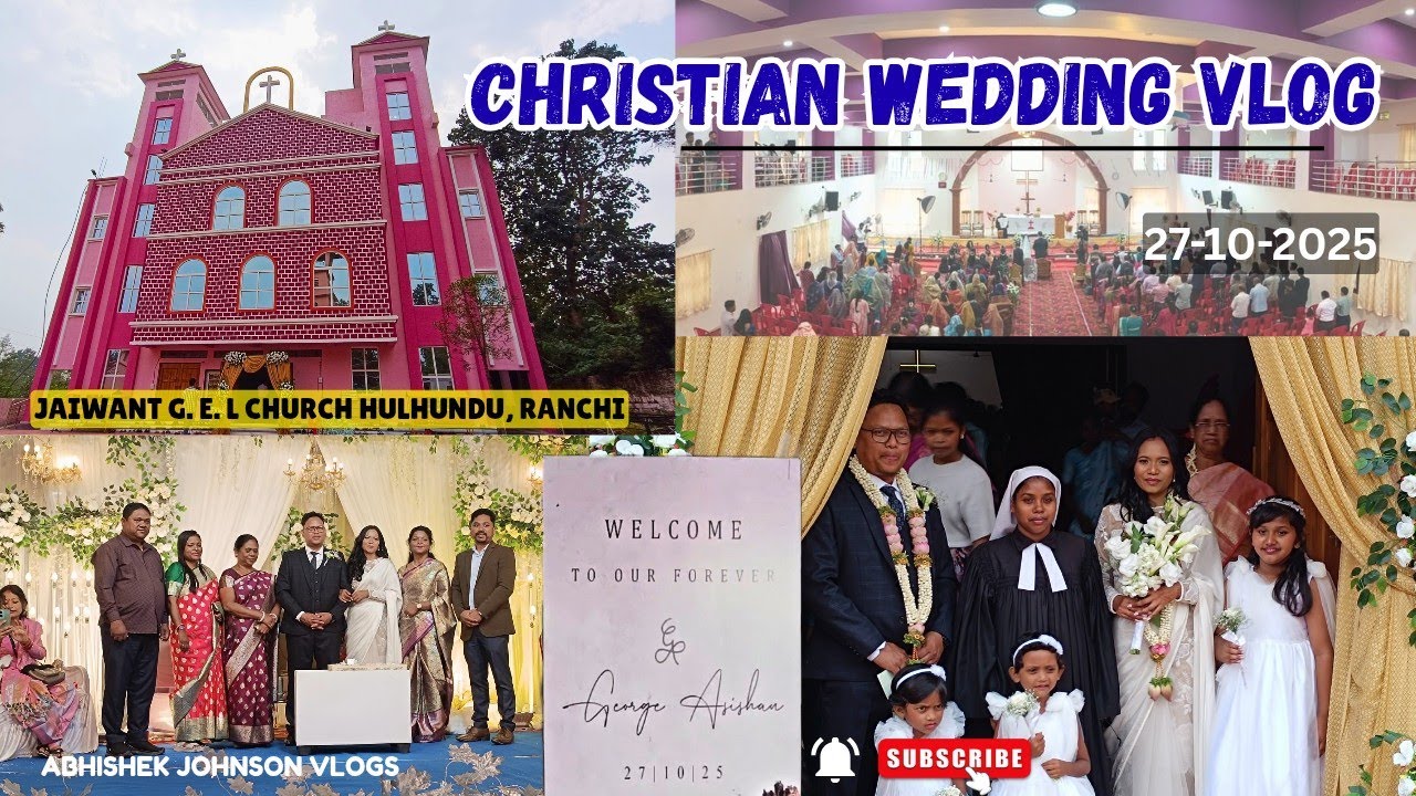 CHRISTIAN WEDDING VLOG | G.E.L Church Wedding Hulhundu | GEORGE Weds ASISHAN | #viral #wedding 