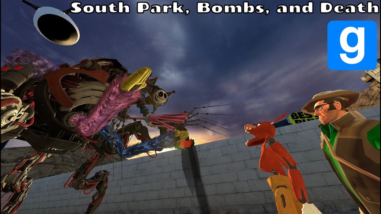 Gmod: South Park Clips, Bombs, Doom,  and ragdolls