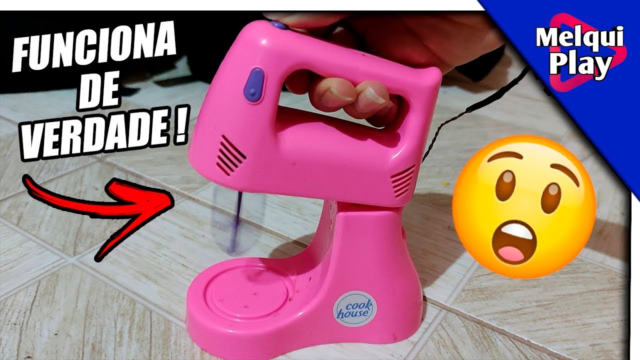 FIZ UMA BATEDEIRA DE BRINQUEDO FUNCIONAR DE VERDADE