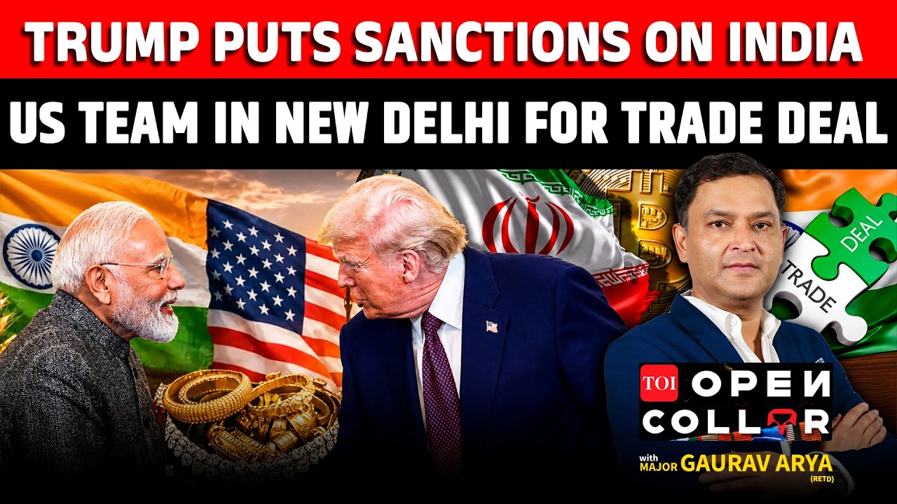 Trump&rsquo;s Economic War on Iran & India? New Tariffs SPARK Global Shock! | OPEN COLLAR Ep 25