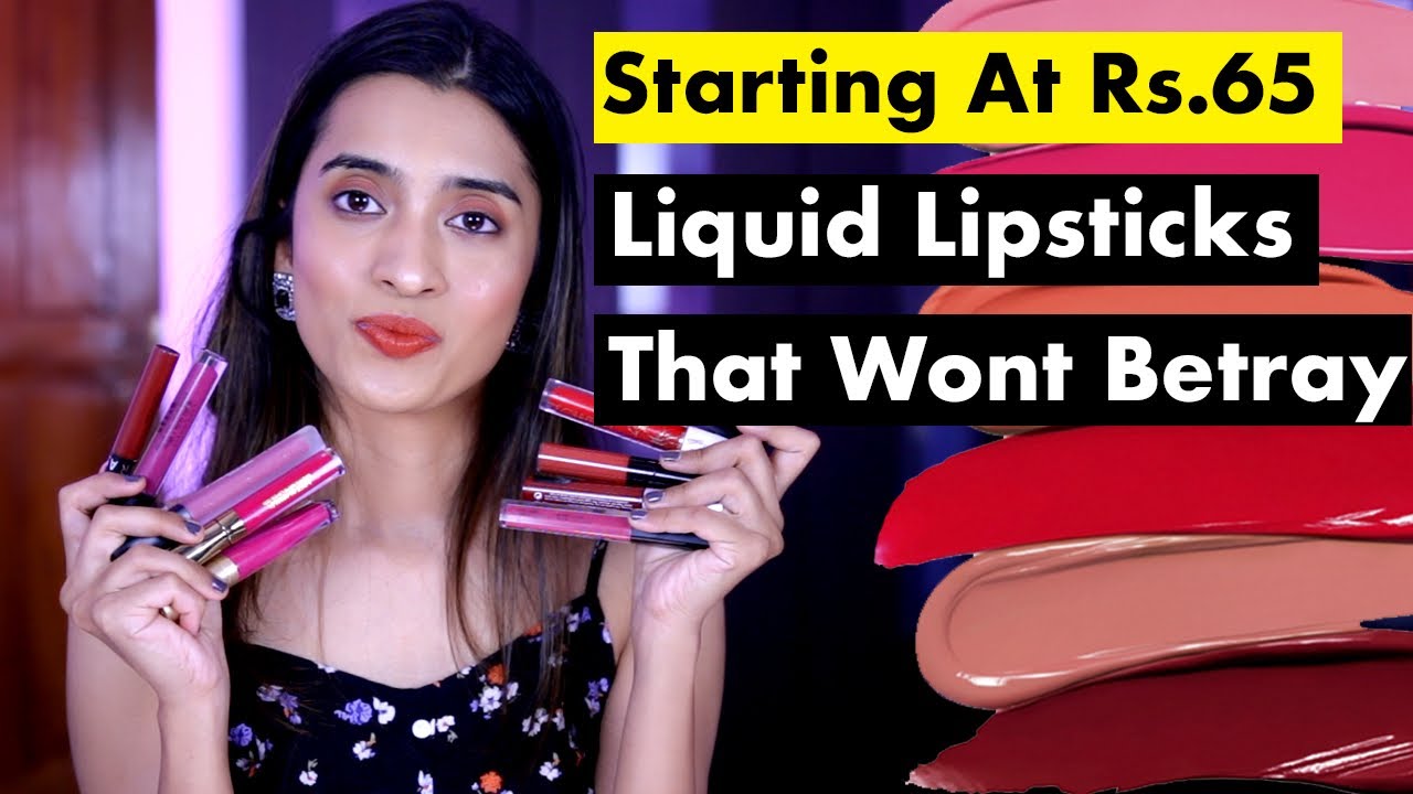 Best Liquid Lipsticks That Will Not Betray You & Last Long Without Drying