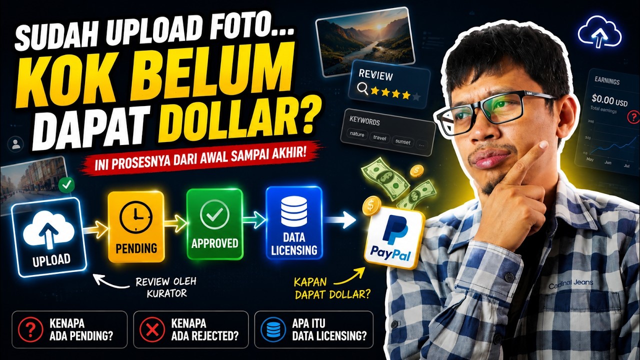 Baru Upload Foto ke Shutterstock? Ini Alasan Kenapa Belum Dapat Dollar
