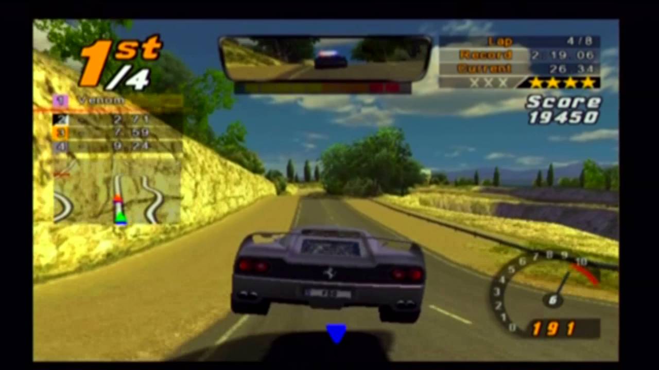 Need For Speed: Hot Pursuit 2 (PS2) - Ferrari F50 NFS Edition vs. Police