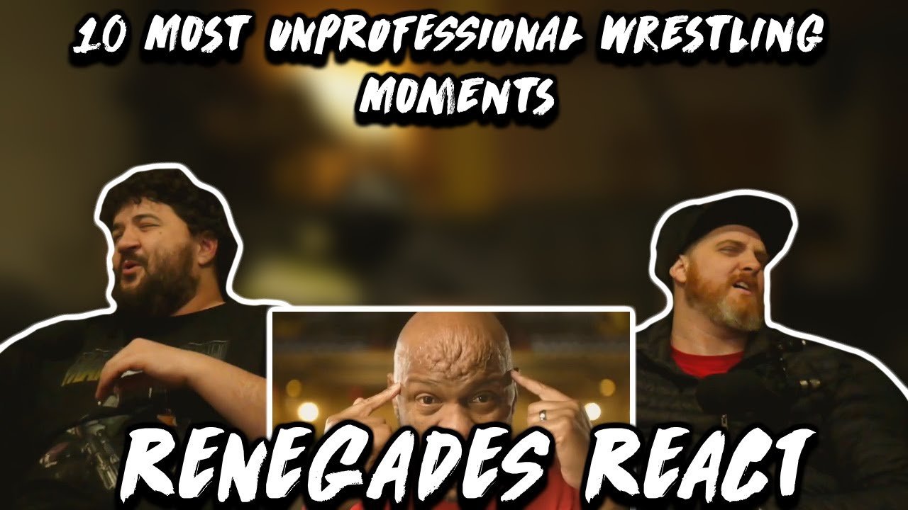 Top 10 Most UNPROFESSIONAL Wrestling Moments Caught On Camera - @partsFUNknown | RENEGADES REACT TO