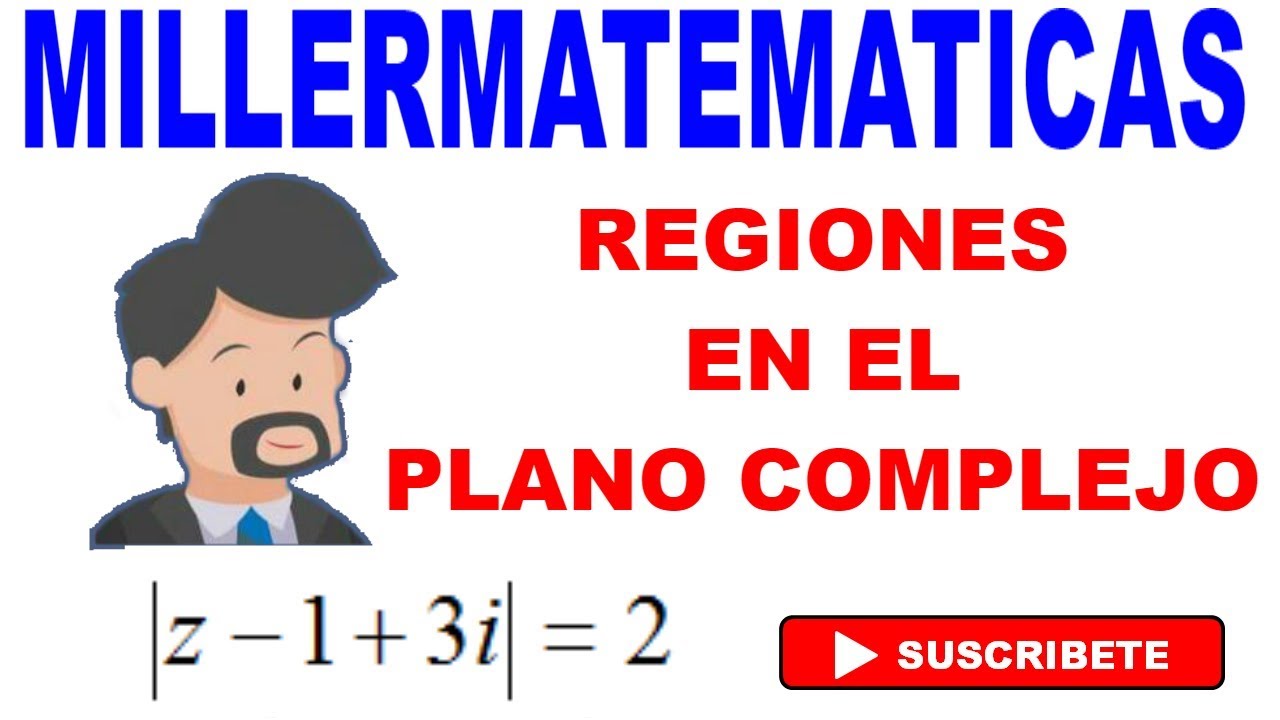 regiones en el plano complejo | Ejemplo 1 Millermatematicas   #Millermatematicas