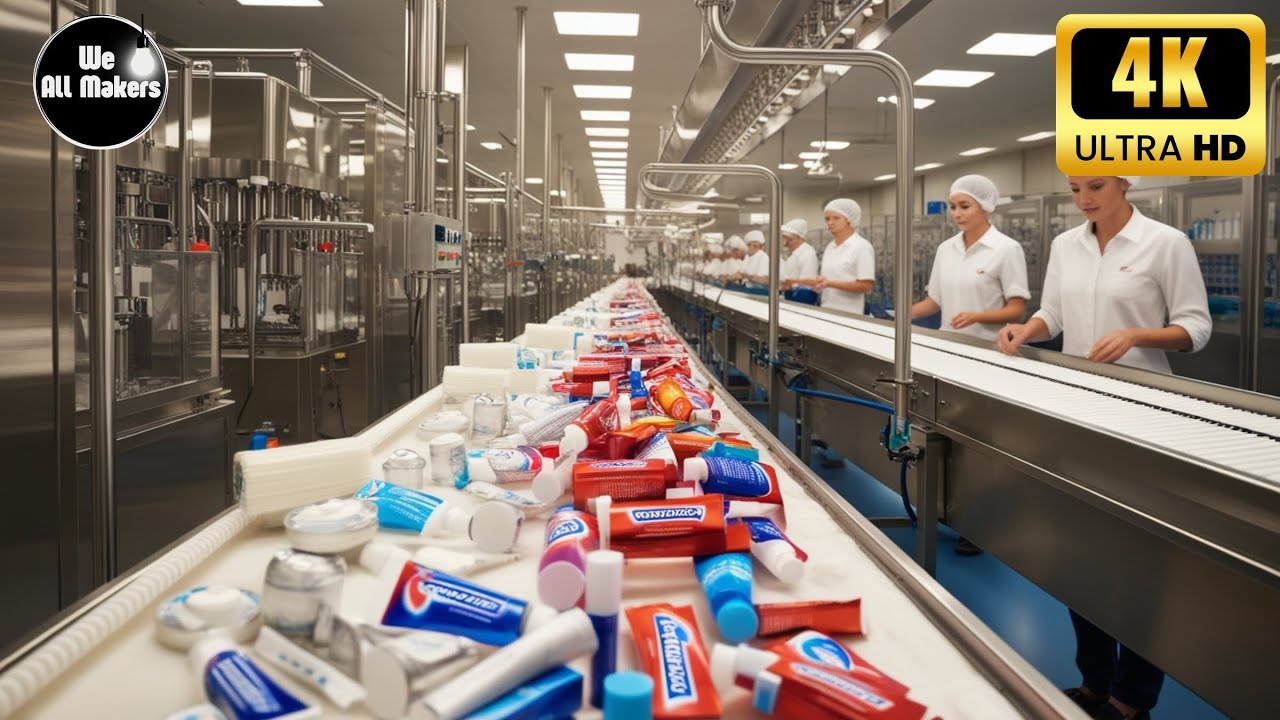 How Toothpaste Is Made | Toothpaste Factory